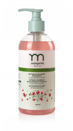 MARGARITA Intymios higienos prausiklis su spanguolių ekstraktu 400ml