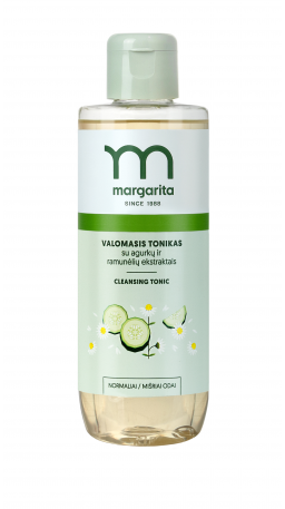 MARGARITA Valomasis tonikas su agurkų ir ramunėlių ekstraktais 200ml